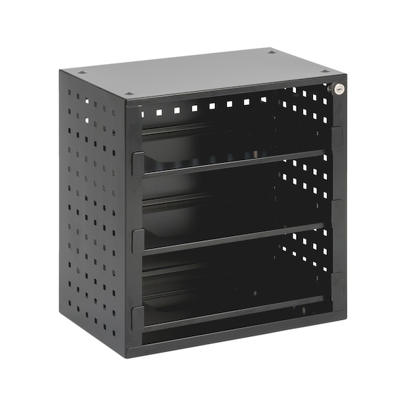 Système d'armoire de rangement Pour système de rangement à compartiments ORSY<SUP>®</SUP> 4.4.2 - RANGEMENT 3 COFFRETS ORSY 4.4.2
