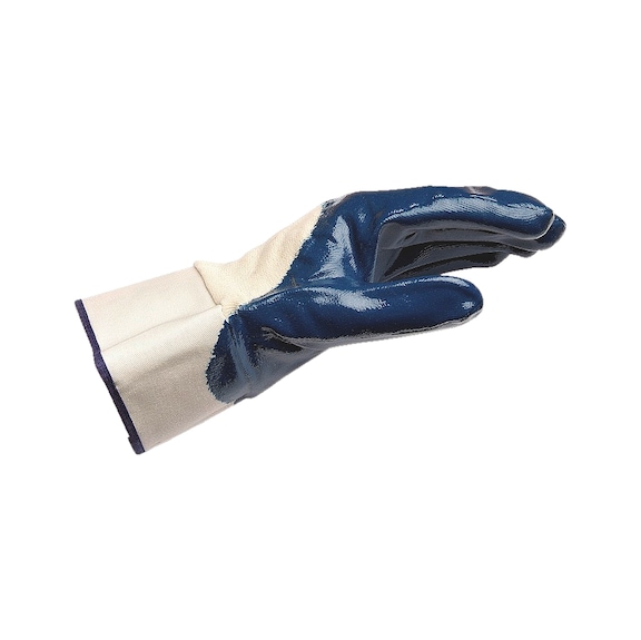 Economy nitrile glove, blue