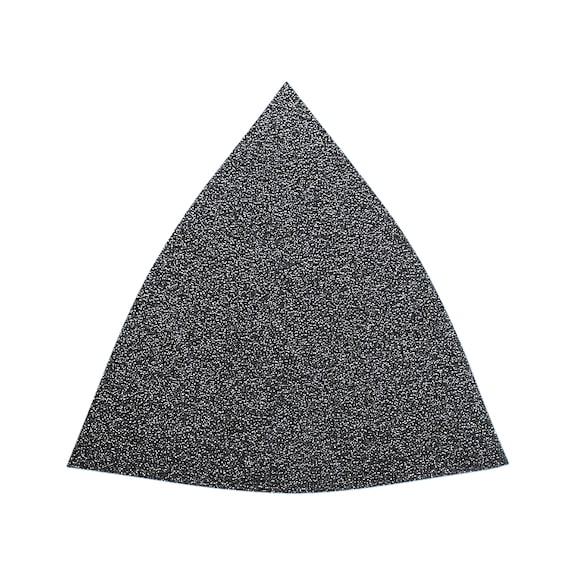 Hook and loop dry sandpaper triangle