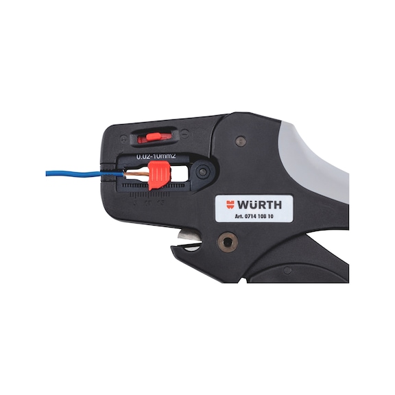Wire stripping pliers, adjustable - WRESTRPLRS-SLFADJ-(4-16SMM)
