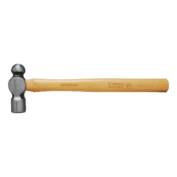 Ball peen hammer Hickory handle - 1