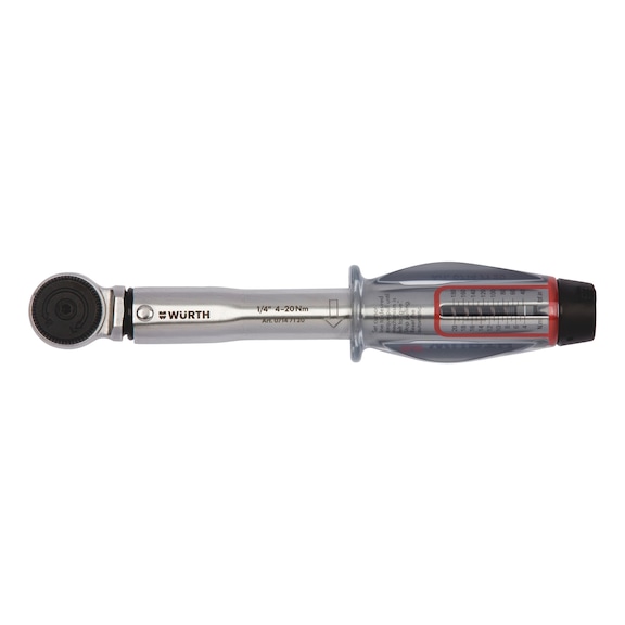 1/4-inch torque wrench - 1