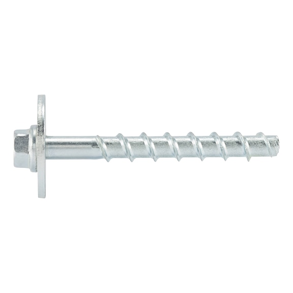 Concrete screw with hexagon head and large disc W-BS/S - 1