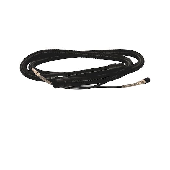 Flexi hose with pneumatic connection set - FLEXHOSE-F.VC-D32/40MM-L3,5M