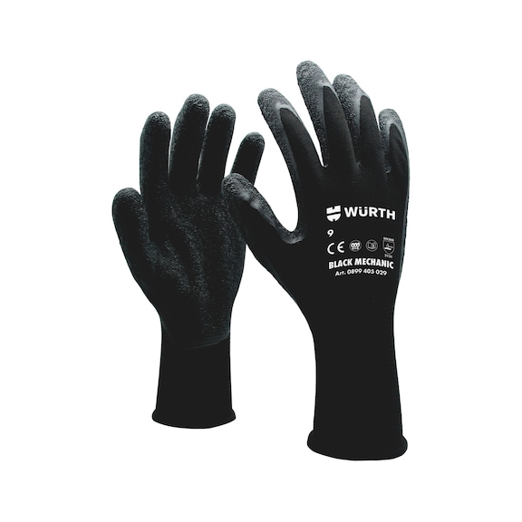 Protective glove Black Mechanic - 2
