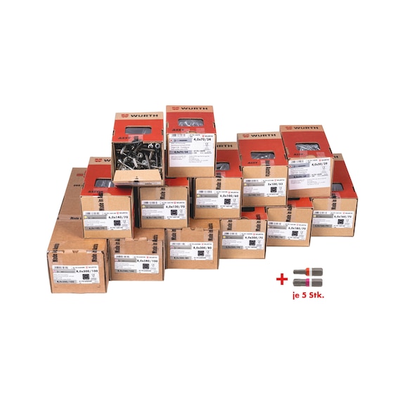 Assy®4 Paket Holzbau Einsteiger 1.735-teilig - SHR-SORT-SEKPF-FRT-HO-STARTER-1740TLG