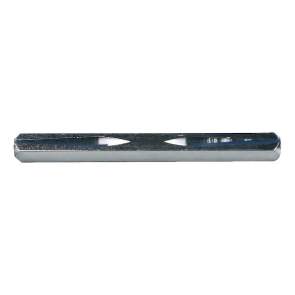 Vierkant-Spaltstift 8 mm beidseitig gekerbt - 1