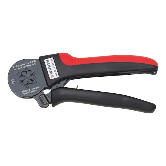 Crimping tool compact with parallel loading - CRMPPLRS-(0,14-16SMM)-(16/6S)