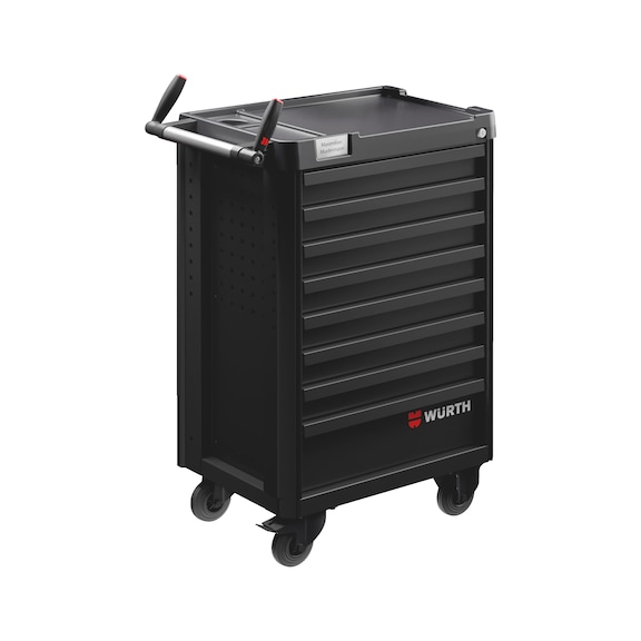 System workshop trolley Pro 8.4, equipped - WRKSHPTRLY-PRO-8.4-8DRWR-EQUIP-MB-R9017