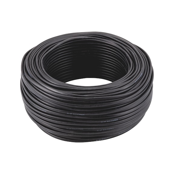 FLRYY 車輛纜線平式纜線 PVC 外護套，黑色 - 雙層絕緣黑色 電源線 線徑1.50 黑/紅100公尺