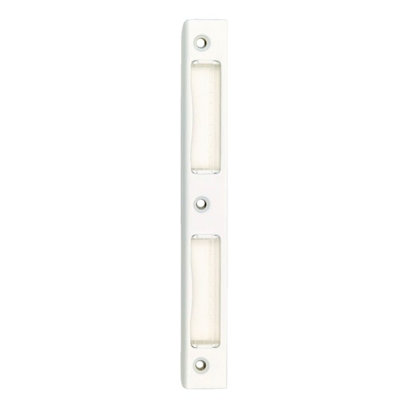Angled locking plate With plastic insert - AY-ANGLLOKPLT-DRLOK-PLAINSERT-WHITE
