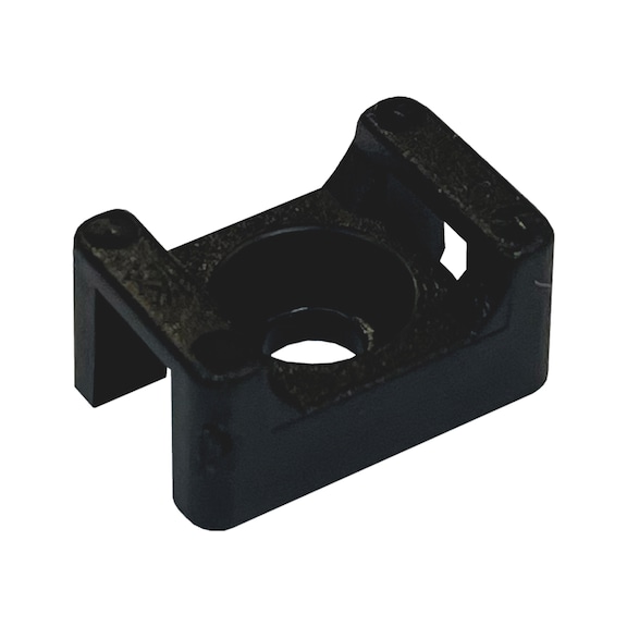 Cable tie screw mount base
