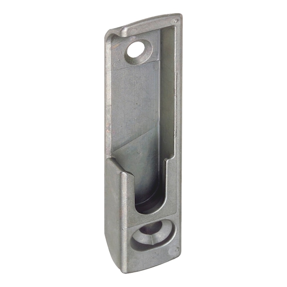 V-Zapfen-Schließstück für Holztüren mit 4 mm Falzluft - 1
