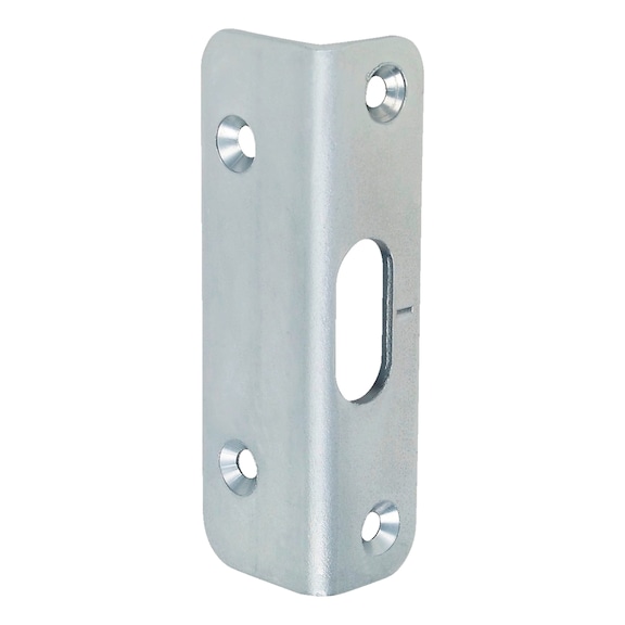 Schließstück für Mehrfachverriegelungen mit 2 oder 4 Bolzen (Holzhaustüren) zum Einfräsen - 4 mm Falzluft - 1
