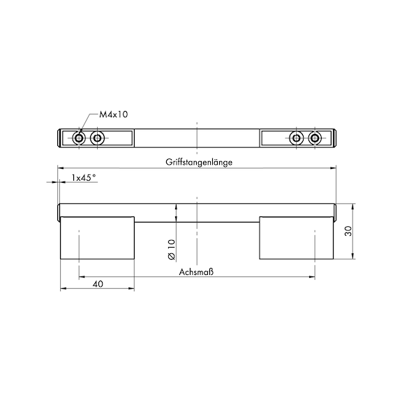 Maniglia per mobili di design Ad arco MG-ZDST 1 - 3