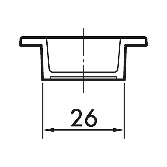 Maniglia di design con guscio ovale MUG-ZD 3 - 5