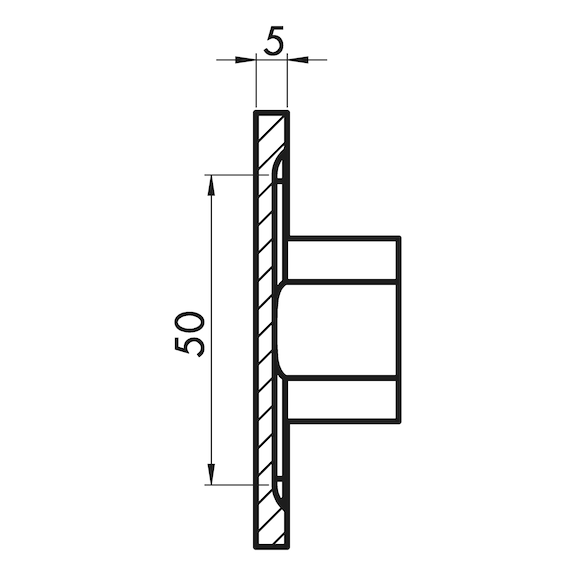 Möbelknopf quadratisch MK-ZD 3 - 3