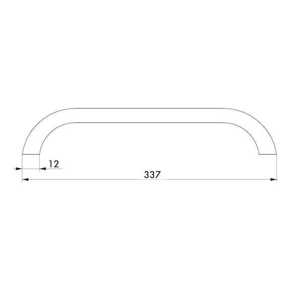 Maniglia per mobili di design Ad arco MG-ZD 8 - 4