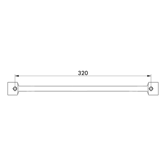 Design-Möbelgriff Bügelform MG-ZD 8 aus Zinkdruckguss - 3