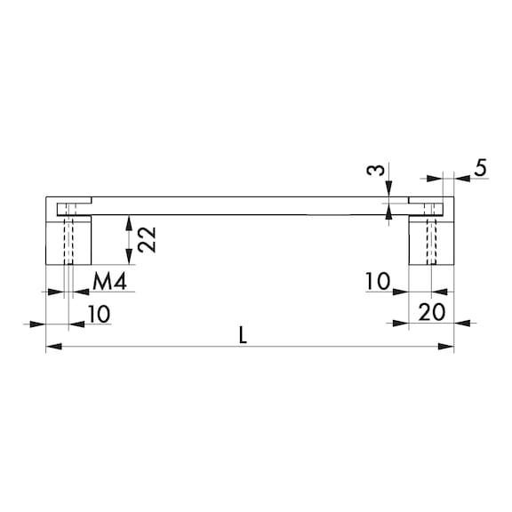 Maniglia per mobili di design Ad arco MG-ZDAL 3 - 4