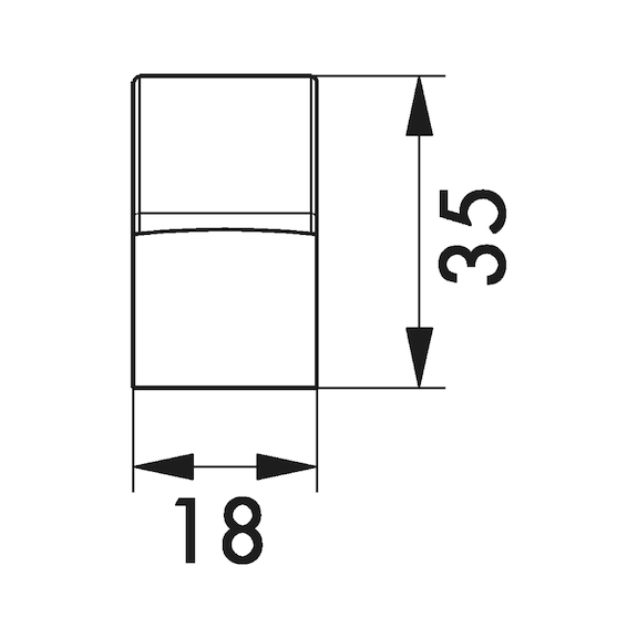 Maniglia per mobili di design Ad arco segmentato MG-ZDAL 5 - 2