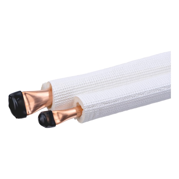 Pre-insulated inch copper pipe Double pipe certified in accordance with DIN EN 12735-1 - 2