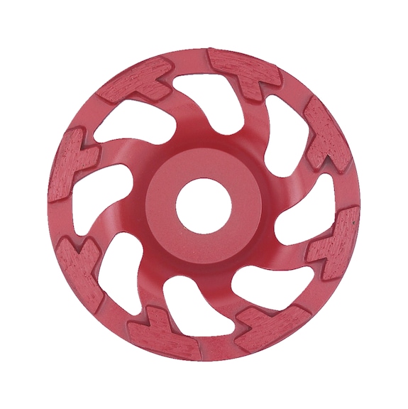 Diamond cup wheel red, abrasive material - 1
