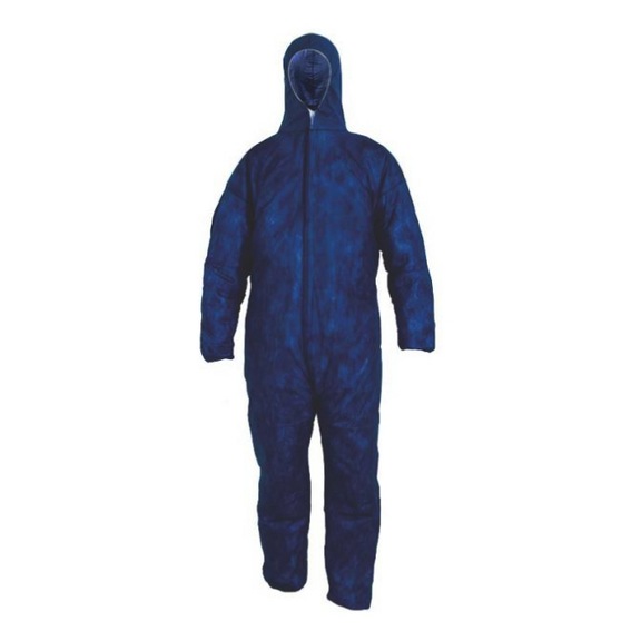 Vêtement de protection, jetable - COVERALL-PROFIT-2126-SMS-BLUE-M