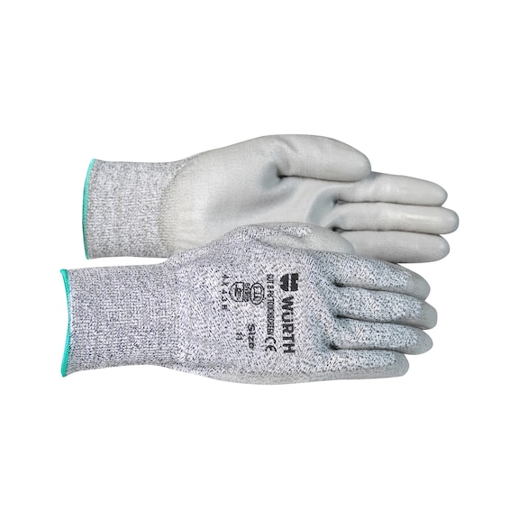 Cut protection gloves  Cut B PU Touchscreen