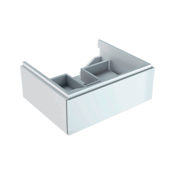 Mobile Xeno2 per lavabo con un cassetto GEB - XENO2-MOBILE-60-,-BIANCO-LUCIDO