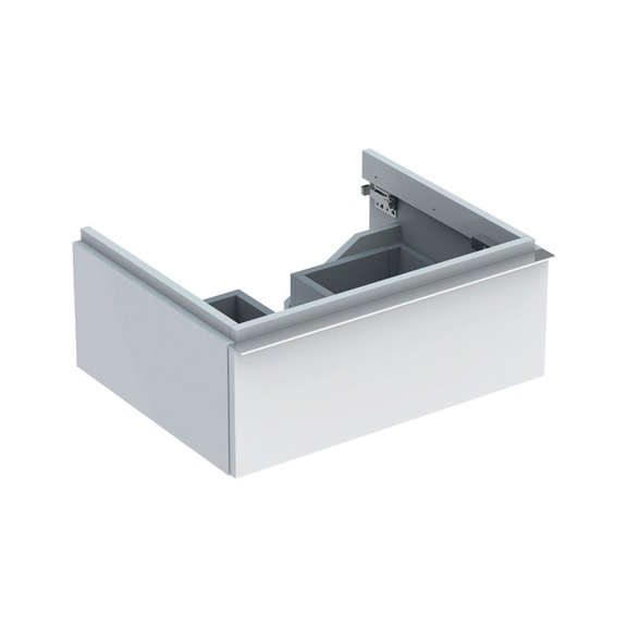 Mobile iCon per lavabo con un cassetto GEB - ICON-MOBILE-60-1-CASSETTO-B.CO-LUCIDO