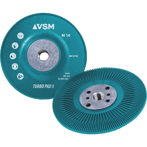 Backing pad vulcanised fibre disc ZFT3 VSM