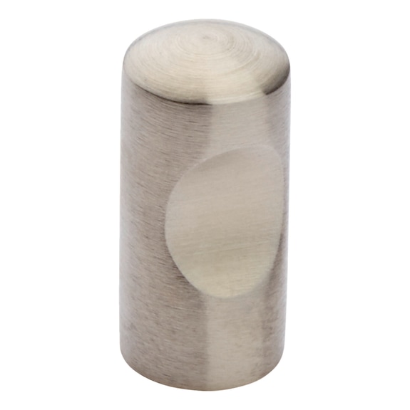 Knob With recessed handle - KNOB-BRS-CYLFORM-A2/FINISH-D12MM