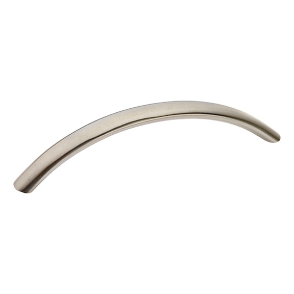 Poignée de meuble ovale forme arc en inox A2 - 1