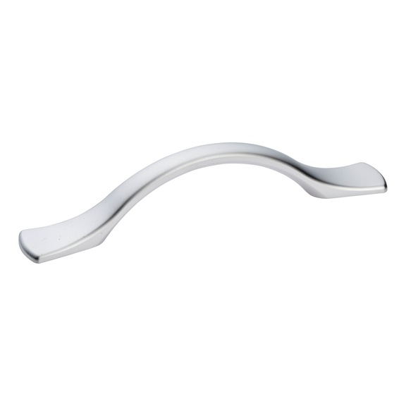 Designer furniture handle - HNDL-BOW-ZD-(CR)-MATT-96MM