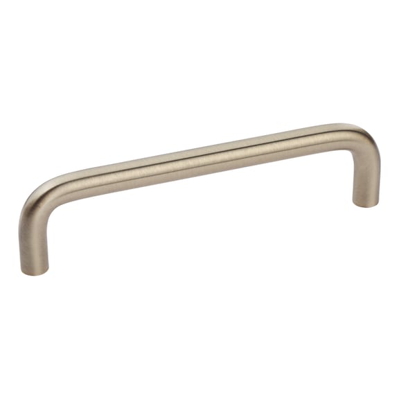 Stirrup handle Stainless steel FINISH - HNDL-BOWTYP-A2/FINISH-10X128MM