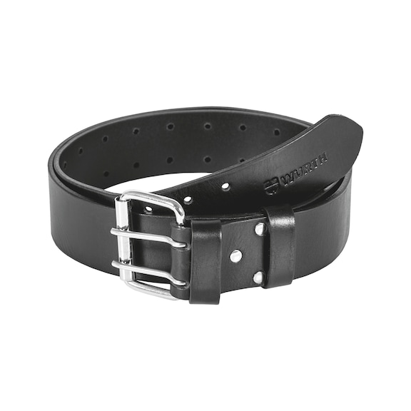 Leather belt With metal double-pin buckle - LEATHBL-(800-1200MM)-1330X50MM