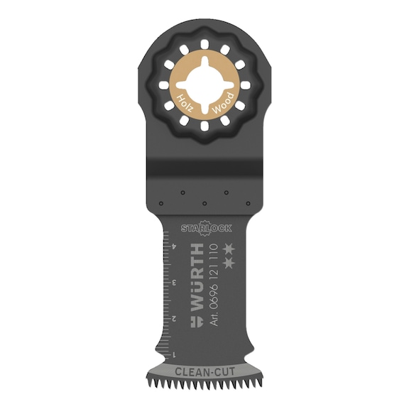 Starlock saw blade, double tooth