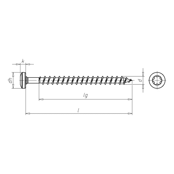 ASSY<SUP>®</SUP> D<br/>plug screw Pan head, without drill tip - 2
