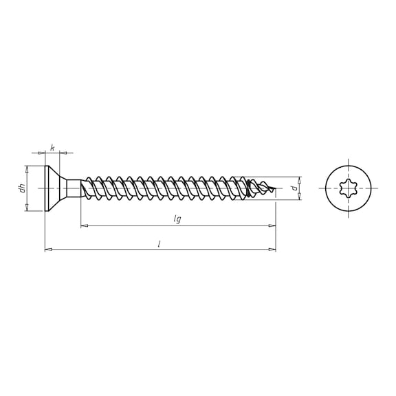 ASSY<SUP>®</SUP> 3.0 roller-sorted Particle board screw - 2