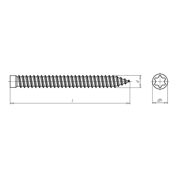 Distanční montážní šroub AMO<SUP>®</SUP>-Y 11,5 mm - 2