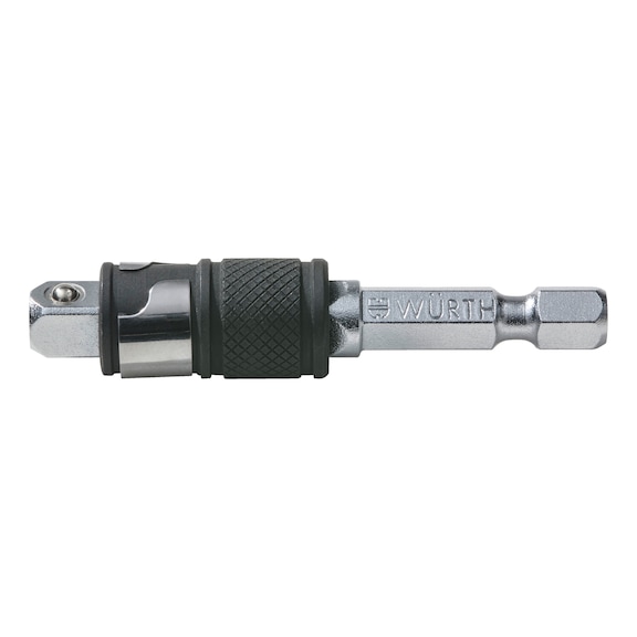 1/4 inch 2 in 1 adapter - HOLD-BIT-QCCHUK-2IN1-L60MM