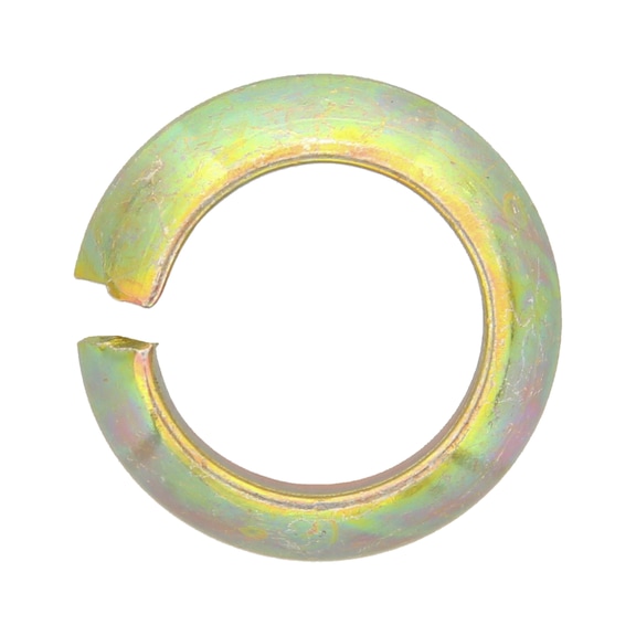 Rondelle ressort type Limes DIN 74361 acier zingué jaune forme C - 1