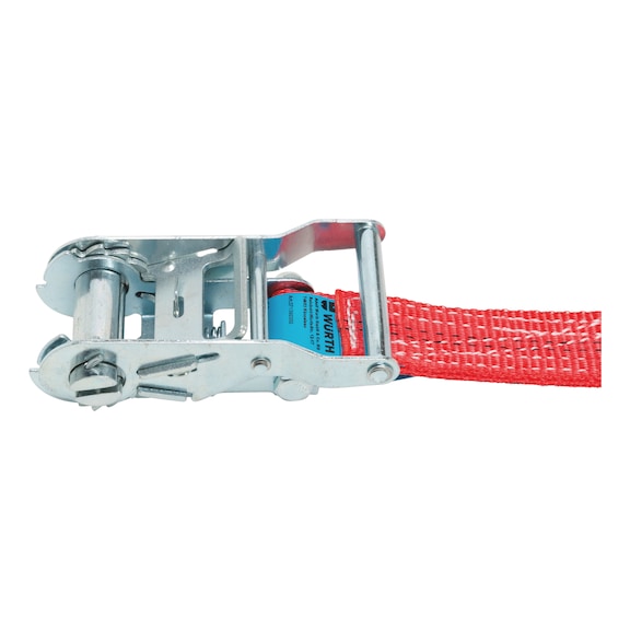 Ratchet strap, two-piece with double-claw hook - 3