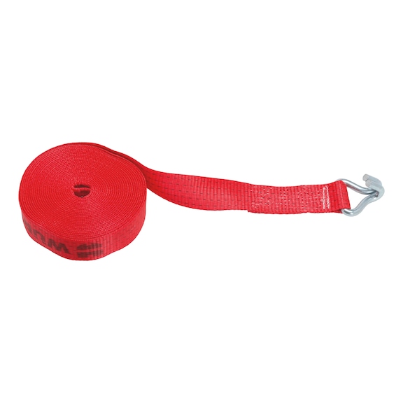 Lashing strap loose end with claw hook - 1