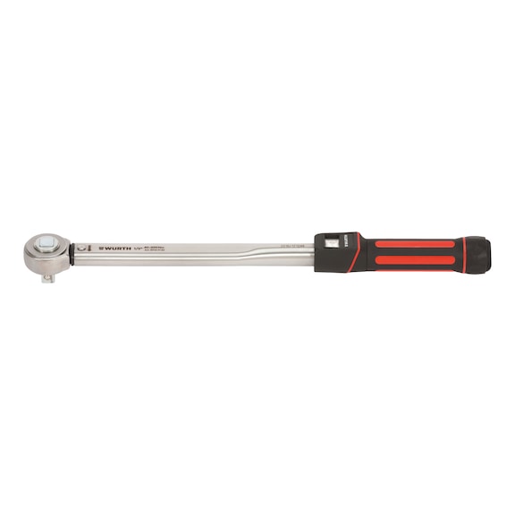 1/2 inch torque wrench With push-through square drive and fine toothed ratchet head (72 teeth) - 1