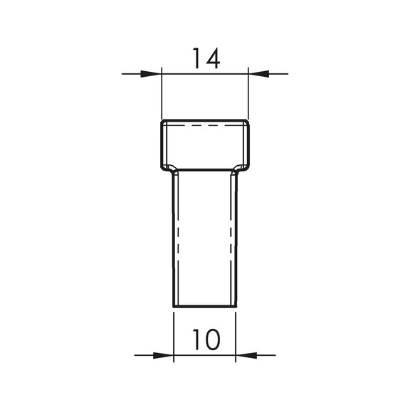 Design-Möbelgriff Bügelform MG-ZD 3 aus Zinkdruckguss - 4