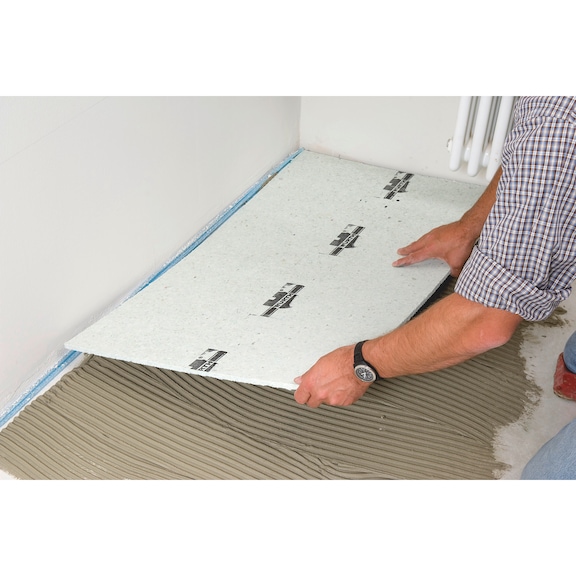 Trittschall- und Entkopplungsplatte CERAfix<SUP>® </SUP>206 für Oberbeläge wie Keramik, Naturstein, Parkett und nach Spachtelung auch unter Teppichboden und Kunststoffbelägen - 2