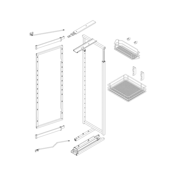 VS TAL GATE PRO wall cupboard pull-out - 3