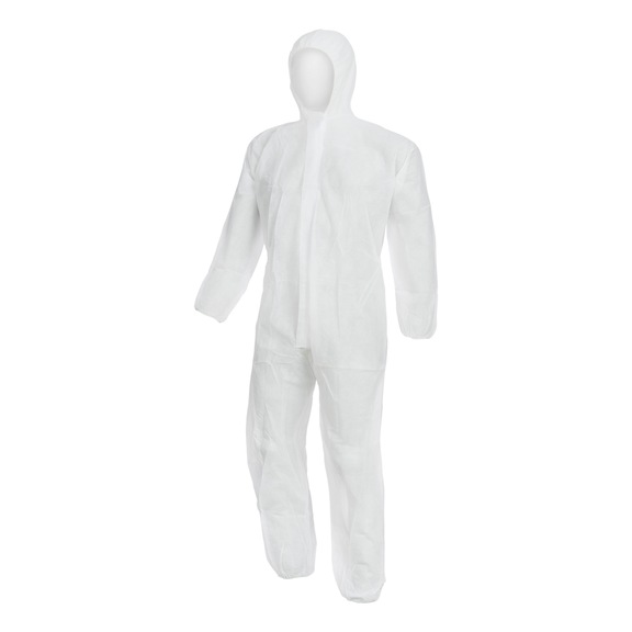 Protective clothing, disposable - COVERALL-NITRAS-4500-PP-WHITE-3XL